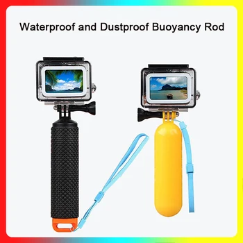 Водонепроницаемая плавающая рукоятка для GoPro Hero 11 10 9 8 Insta360 X3 Handler Mount Комплект аксессуаров для экшн-камер для водных видов спорта