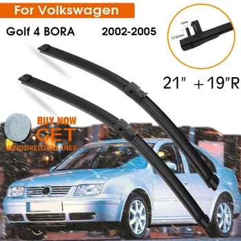 Щетка стеклоочистителя автомобиля для Volkswagen Golf 4 BORA 2002-2005 Замена резины на лобовом стекле, Силиконовый Стеклоочиститель Переднего стекла 21 