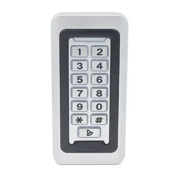 2000 Пользователей Дверная Автономная Система Контроля Доступа Металлическая Клавиатура RFID IC Proximity Card Открытый IP68 Водонепроницаемый для Системы Контроля доступа