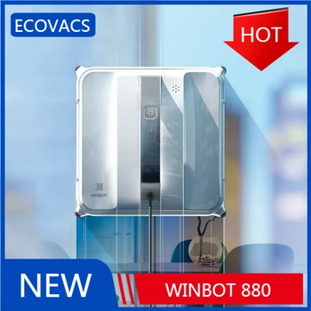 Original Ecovacs Winbot 880 Glazenwassen Robot Automatische Huishoudelijke Intelligente Elektrische Artefact Venster Stofzuiger