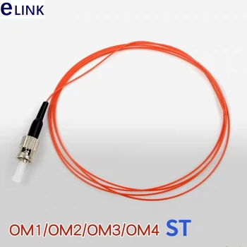 50шт косички из оптического волокна 0,9 мм OM1 OM2 OM3 OM4 1 м 1,5 м косичка из оптического волокна оранжевого цвета aqua red кабель 50/125um FTTHELINK