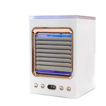 Портативный Охладитель воздуха с увлажнителем Настольный USB-увлажнитель воздуха с быстрым охлаждением для офиса, Кемпинга, помещений
