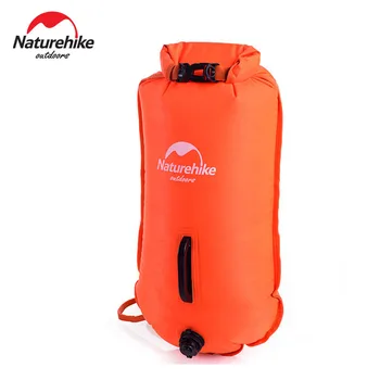 Водонепроницаемая сумка для плавания Naturehike, надувная сумка Большой емкости, Многофункциональная сумка для воздушного дрейфа, Плавающий Буй с двумя подушками безопасности 28л