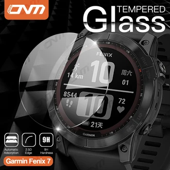 Закаленное стекло премиум-класса 9H для смарт-часов Garmin Fenix 7 7S 7X6 6S 6X Pro 5 5s, прозрачная защитная пленка для экрана HD, Аксессуары
