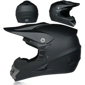 Шлем горный анфас с защитными очками Высококачественная внутренняя подкладка из ткани Внедорожный мотоцикл Маленький внедорожный гоночный легкий