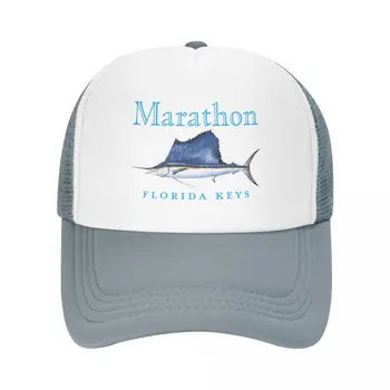Новая Бейсбольная кепка Marathon Florida Keys Sailfish Design, Детская шляпа, Роскошная Мужская Шляпа, Брендовые Мужские Кепки, Женская Кепка, Мужская
