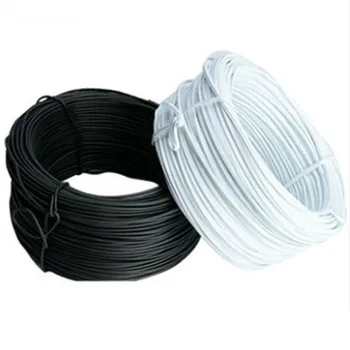 1 Рулон электрооцинкованной железной проволоки С подкладкой, кабельные стяжки, черно-белые фиксированные стяжки круглой плоской формы, используемые для крепления трубных проводов