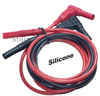 [SA] силиконовые тестовые провода 14AWG длиной пять метров, красные и черные, 3 пары /лот