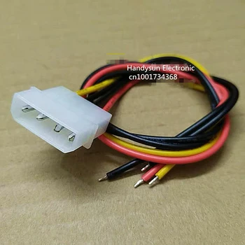 IDE 4-контактный штекер 4Pin 20 см/30 см/50 см Разъем С проводными кабелями Удлинитель питания штекерные кабели проводка