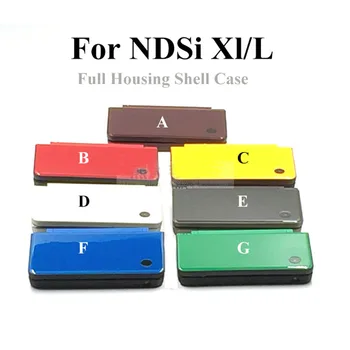 Совершенно НОВЫЕ 7 Цветных Запасных частей В комплекте с полной Крышкой корпуса Чехол для консоли Nintend NDSi XL/LL в виде ракушки с кнопочными наборами