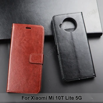 Чехол-бумажник с откидной крышкой из искусственной кожи Xiaomi Mi 10T Lite