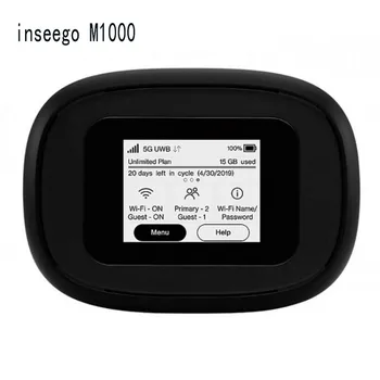 Точка доступа Inseego Verizon 5G Pocket Wifi M1000 в комплекте с 2 батарейками (1 запасная + 1 дополнительная) | Подключение до 15 устройств Wi-Fi