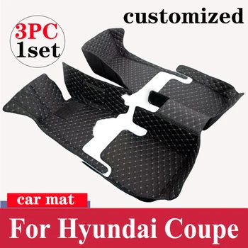 Автомобильные коврики для Hyundai Coupe 2004 2005 2006 Пользовательские автоматические накладки для ног автомобильный ковер