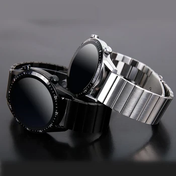 ремешок 20 мм 22 мм для Huawei watch GT 2-3-pro, Металлический браслет для Samsung Active-2/3 Gear S3 Frontier/Galaxy watch 4/classic band