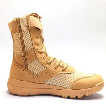 2023 Новые Летние Сверхлегкие Мужские дышащие тренировочные походные ботинки Cqb Zipper Desert Combat на молнии