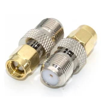Разъемы F Female To SMA Male RF Coaxial adapter