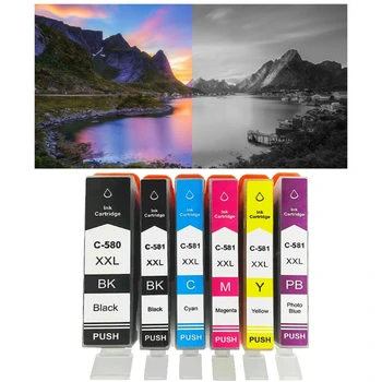 Картриджи Y5GE 5/6 цветов для Принтеров TS8150, TS8152, TS8250, Картриджи для принтеров