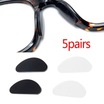 5/10 пар силиконовых носовых накладок для очков, солнцезащитные очки Almohadillas Gafas, мягкие противоскользящие очки, носовые накладки, аксессуары для очков