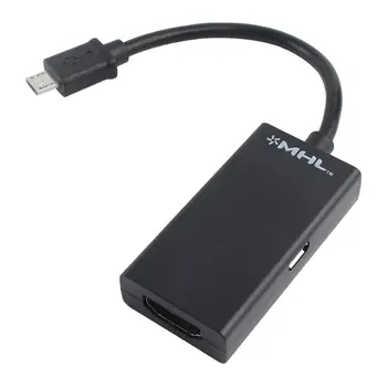 Кабель-адаптер Micro USB, совместимый с HDMI, для Android-смартфонов, планшетов, телевизоров, совместимый с HDMI Разъем Adater
