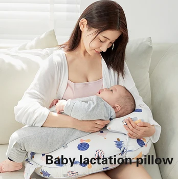 Подушка для кормления грудью для беременных, U-образная подушка для кормления, Хлопковое постельное белье для новорожденных, подушка для грудного вскармливания и беременности