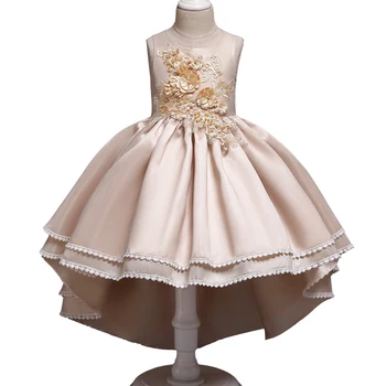 Высококачественное подростковое вечернее платье-смокинг для девочек, Детская одежда, Платье Принцессы Русалки, Свадебное платье Макси 9 10 12 лет