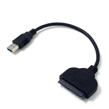 USB 3,0 SATA 3 Кабель Sata-USB Адаптер до 6 Гбит/с Поддержка 2,5 Дюймов Внешний SSD HDD Кабель-конвертер для жесткого диска Длиной 20 см
