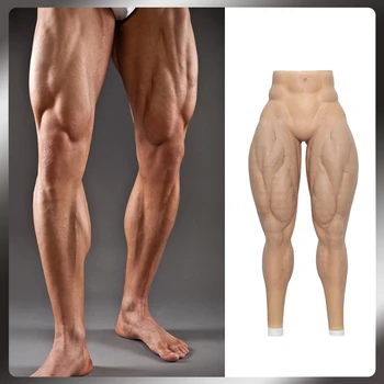 Силиконовые мужские брюки с искусственными мышцами, реалистичная имитация накладных мышц, сильные брюки для трансвеститов, Косплей-костюм