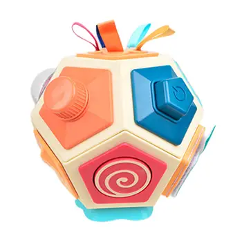 Детский мячик, сенсорная игрушка для раннего образования, многофункциональная система Монтессори для раннего развития, подарок на день рождения, Автомобильная игрушка для детей