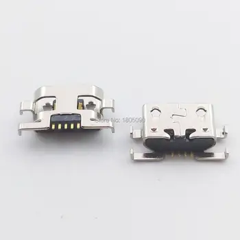 10шт Micro USB Mini Jack 5pin Обратная вставка плоский без скручивания боковой Разъем-розетка Для Motorola G2 G + 1 XT1063 XT1068