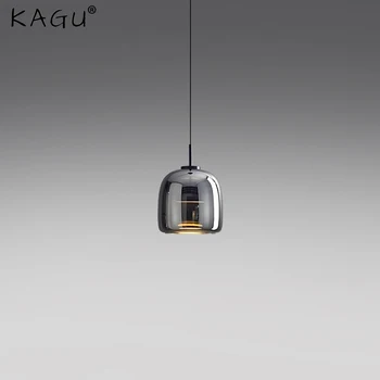KAGU Столовая Стеклянная Подвесная Лампа light Deco Nordic Led Подвесные Светильники Спальня Современный Светильник Подвесная Лампа