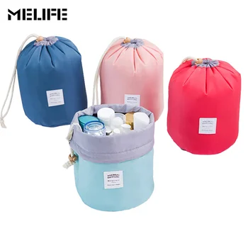 Женская сумка для плавания MELIFE, Спортивный Органайзер для хранения на шнурке, Сумка для мытья косметики, женская нейлоновая сумка для хранения туалетных принадлежностей