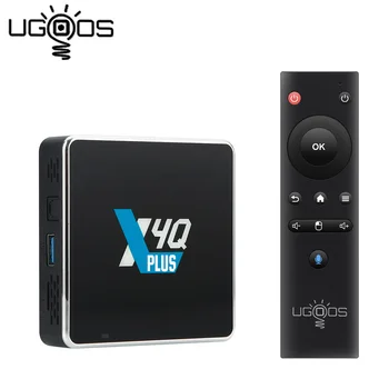 UGOOS X4Q PRO 4 ГБ 32 ГБ X4Q PLUS 4 ГБ 64 ГБ Amlogic S905X4 Android 11 Smart TV Box BT5.0 1000M LAN телеприставка 4K Медиаплеер