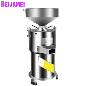 Электрическая Машина для производства арахисового масла BEIJAMEI с кунжутом и арахисом, Шлифовальная машина для производства арахисового масла из нержавеющей Стали, Коммерческая машина для производства арахисового масла