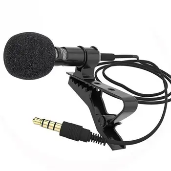 3,5 мм зажим для микрофона, галстук-воротник для выступления по мобильному телефону на лекции, 1,5 м/3 м кронштейн, зажим для вокального аудио микрофона на лацкане