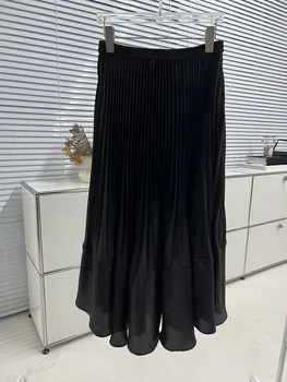 Нерегулярная юбка с высокой талией и тонким подолом, повседневная мода 2023, летняя новинка 0503