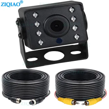 ИК-камера заднего вида для грузовых автомобилей ZIQIAO 4-контактный видеокабель длиной 5 М 10 М 15 М Опционально BS003