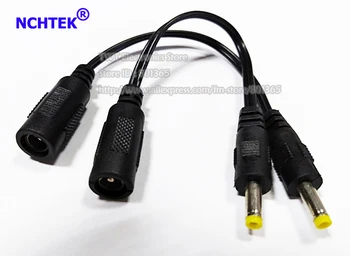 NCHTEK DC 5,5*2,1 мм, штекер постоянного тока 4,0x1,7 мм, кабель для зарядного устройства/Бесплатная доставка/10 шт.