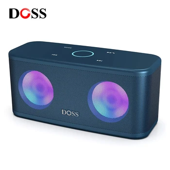 Беспроводной Динамик DOSS Bluetooth Sound Box SoundBox Plus Touch Contorl Стерео Бас TWS Музыкальная Шкатулка Портативный Динамик для Компьютера ПК