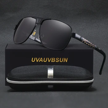 2022 Новые Модные Металлические Поляризованные Мужские Солнцезащитные очки, Винтажные Солнцезащитные Очки, Меняющие цвет, Мужские Солнцезащитные Очки Для Вождения На Открытом Воздухе UV400
