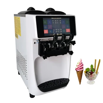 Производители мягкого мороженого, коммерческая машина для приготовления мороженого, Полностью автоматическая машина для приготовления йогуртового мороженого, электрическая
